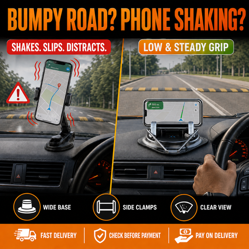 🔥 HOT SALE 🔥 Keep your map steady and your road view clear with a mechanical low-dashboard phone holder
