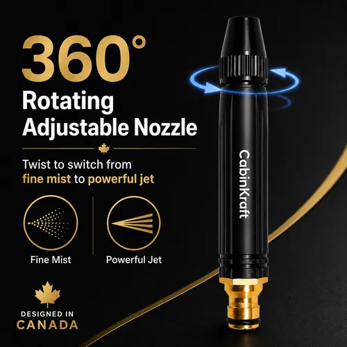 🔥HOT SALE🔥 COD！ 3-Mode Adjustable High-Pressure Washer Nozzle