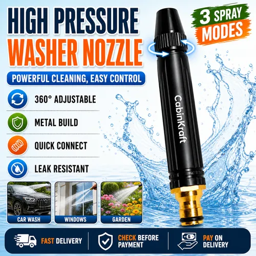 🔥HOT SALE🔥 COD！ 3-Mode Adjustable High-Pressure Washer Nozzle